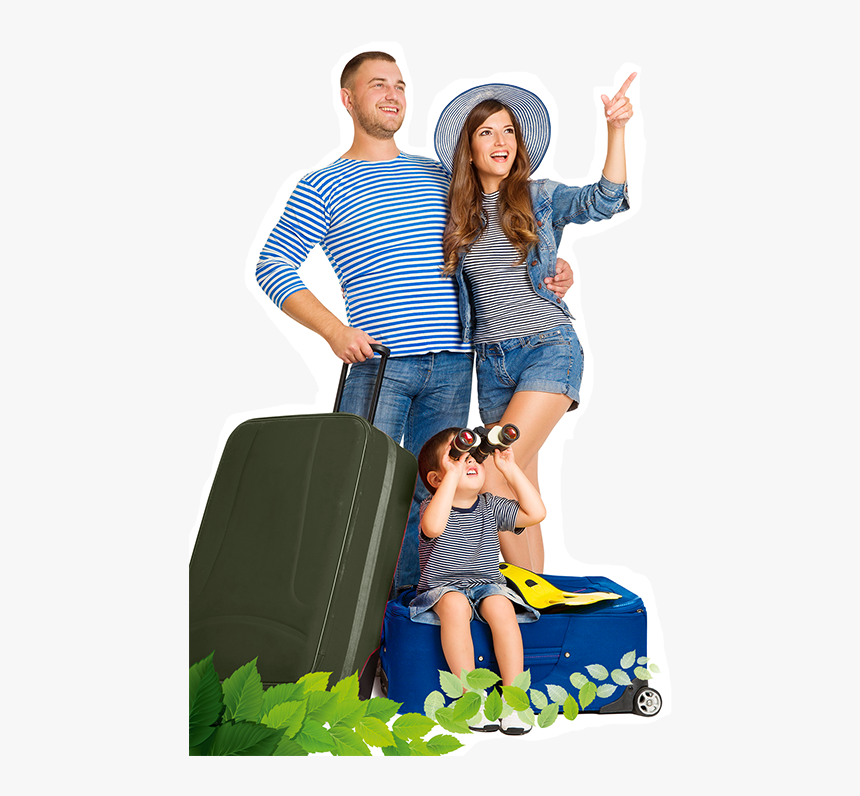 Familia Viajando Png, Transparent Png, Free Download