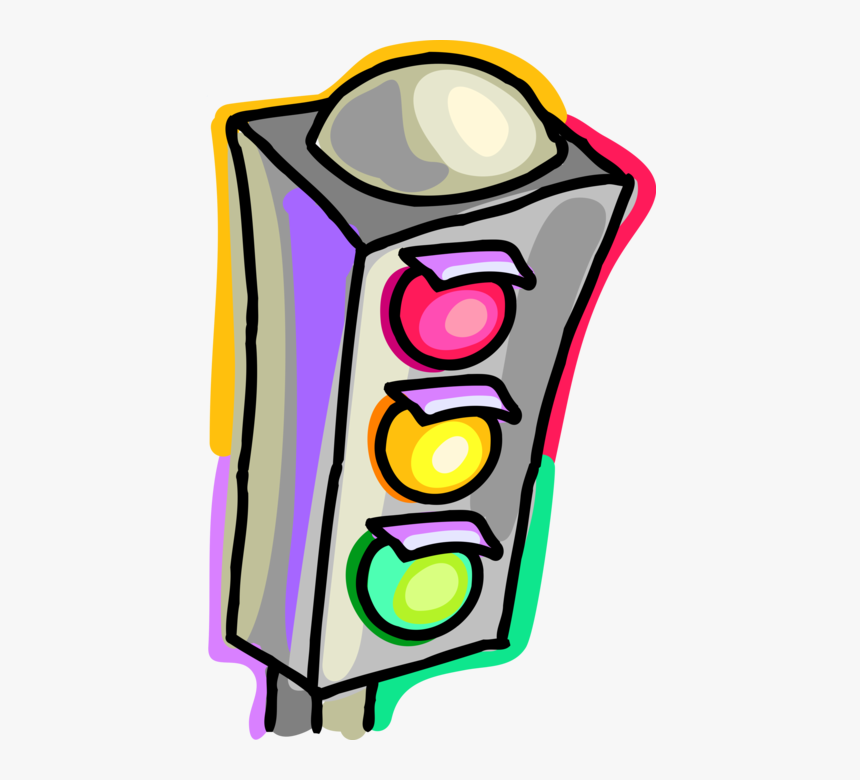 Vector Illustration Of Traffic Light Signals Or Stop, HD Png Download, Free Download