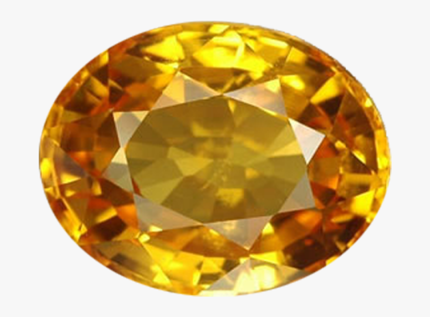Gemstone Png Image - Ceylon Yellow Sapphire Gemstone, Transparent Png, Free Download