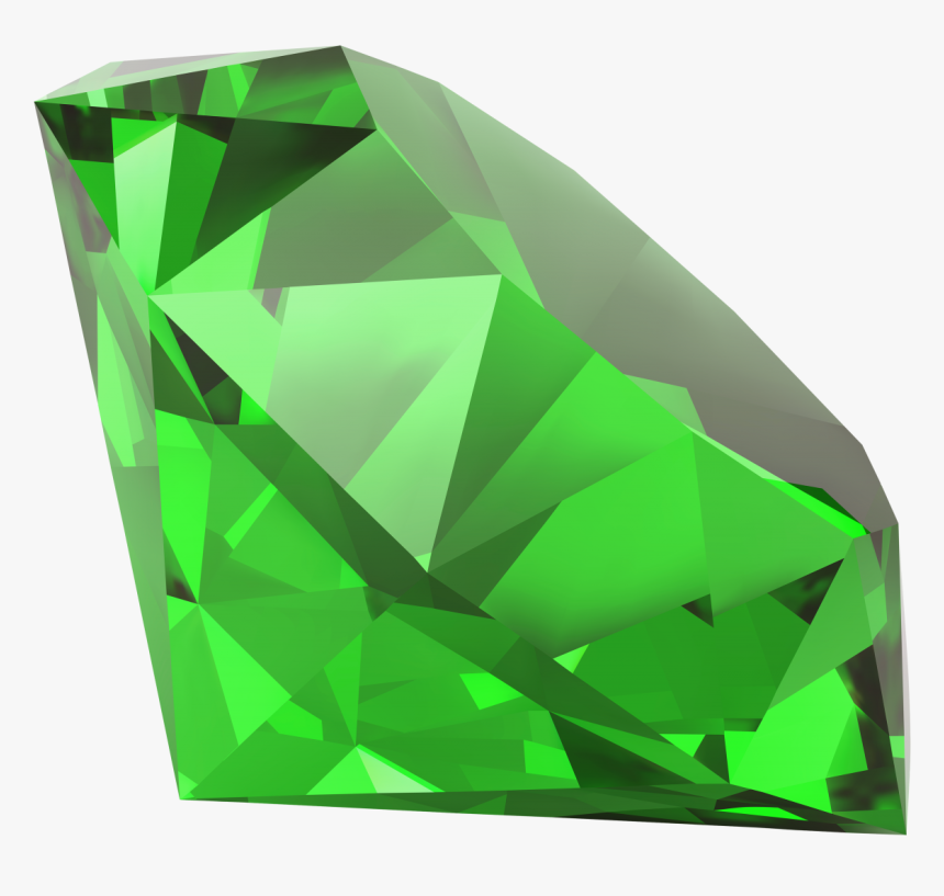 Diamond Emerald Png Image - Green Emerald Png, Transparent Png, Free Download