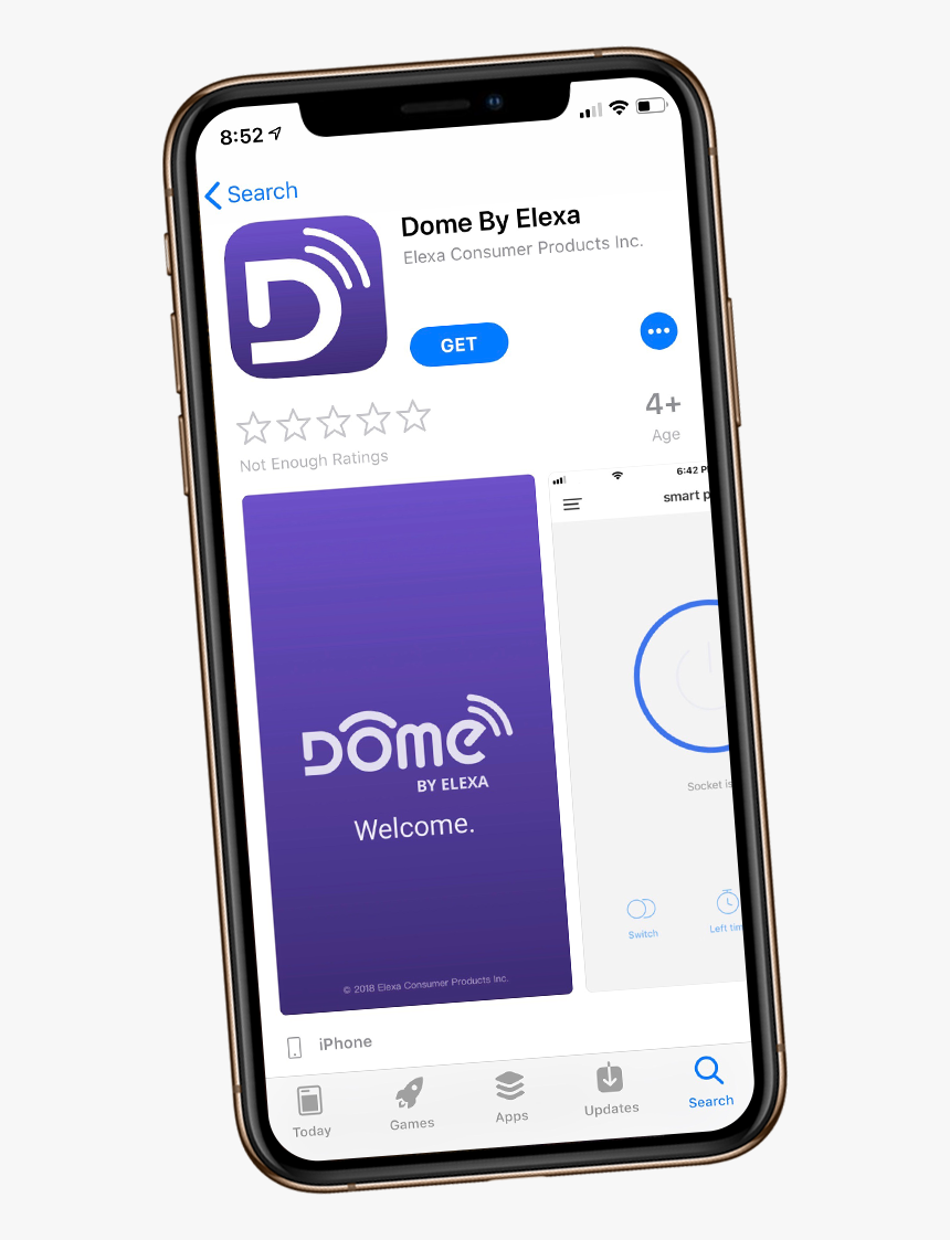 Iphone Xs Angled Dome App Page - Iphone, HD Png Download, Free Download