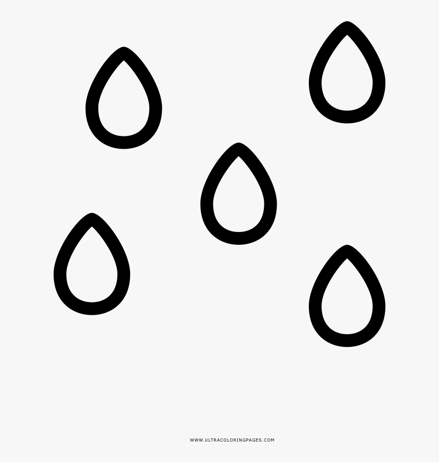 Tears Coloring Page - Lagrimas Para Colorear, HD Png Download, Free Download