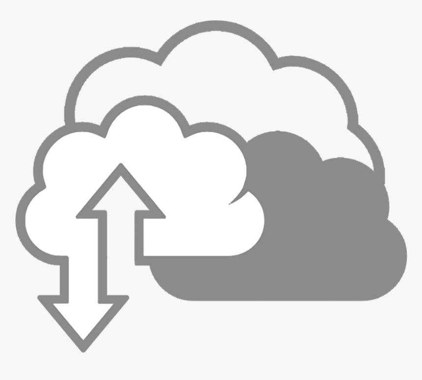 Cloudy Clipart , Png Download - Cloud Clipart Black And White Png, Transparent Png, Free Download