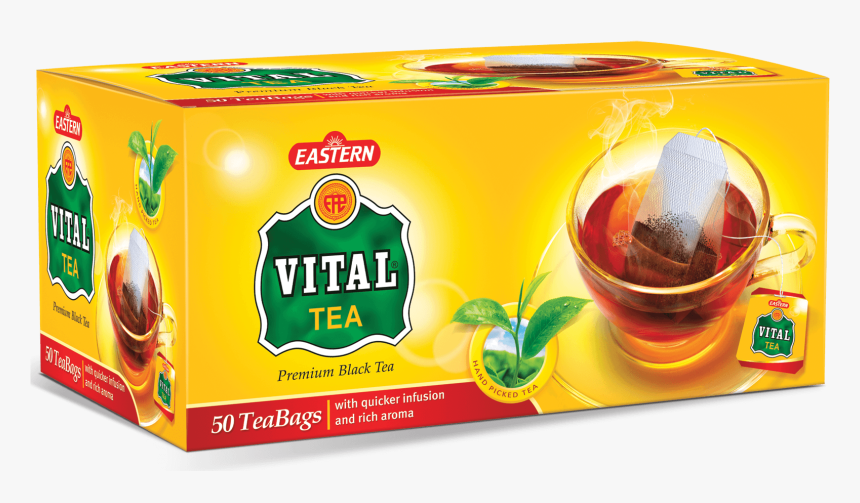 Transparent Tea Bag Png - Vital Green Tea Box, Png Download, Free Download