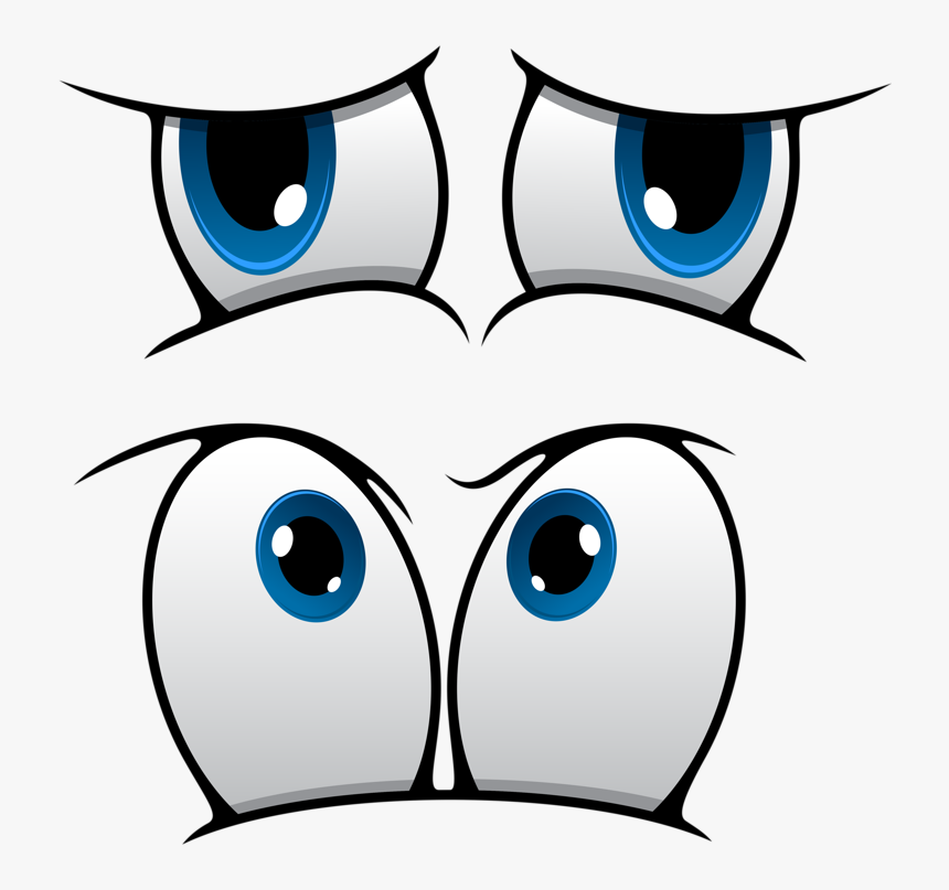 Transparent Auge Clipart - Dibujos Ojos Caricatura, HD Png Download -  kindpng