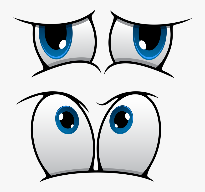 Transparent Auge Clipart - Dibujos Ojos Caricatura, HD Png Download, Free Download