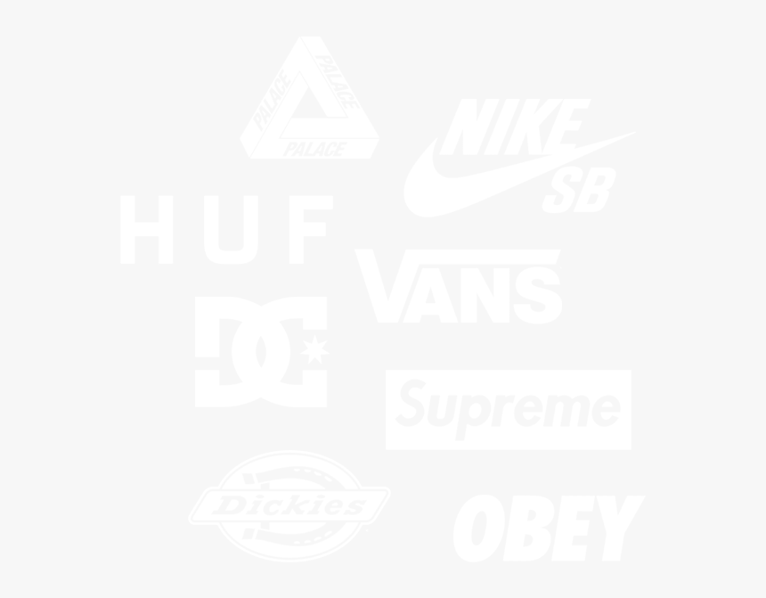 Huf, Vans, Palace, Supreme, Dickies, Dc Shoes, Obey - Poster, HD Png Download, Free Download