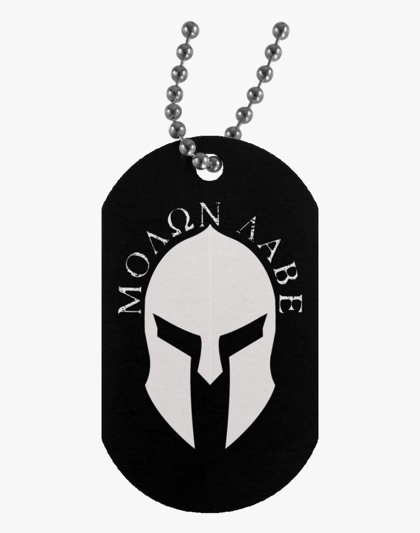Molon Labe Dog Tags - Molon Labe Dog Tag, HD Png Download, Free Download