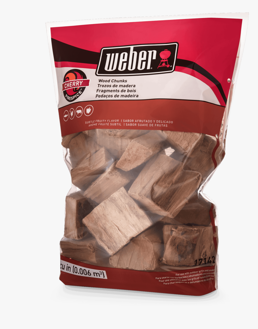 Cherry Wood Chunks View - Weber Firespice, HD Png Download, Free Download