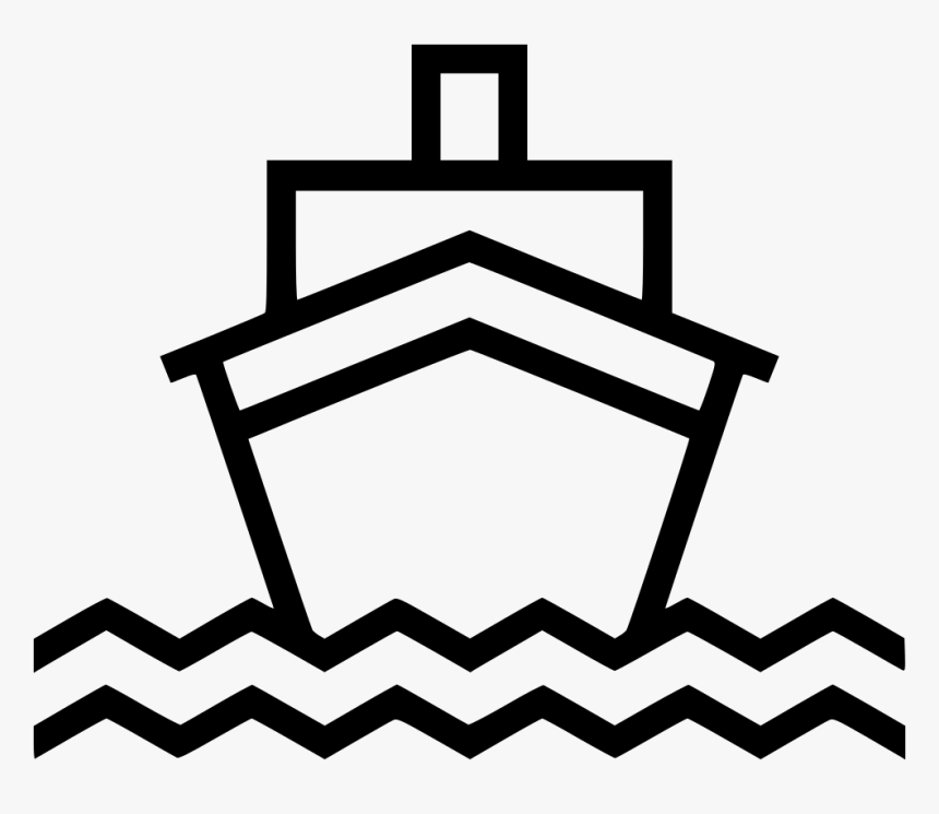 Ship Cruise Boat Sea Luxury - Disney Cruise Ship Black And White Clipart, HD Png Download, Free Download