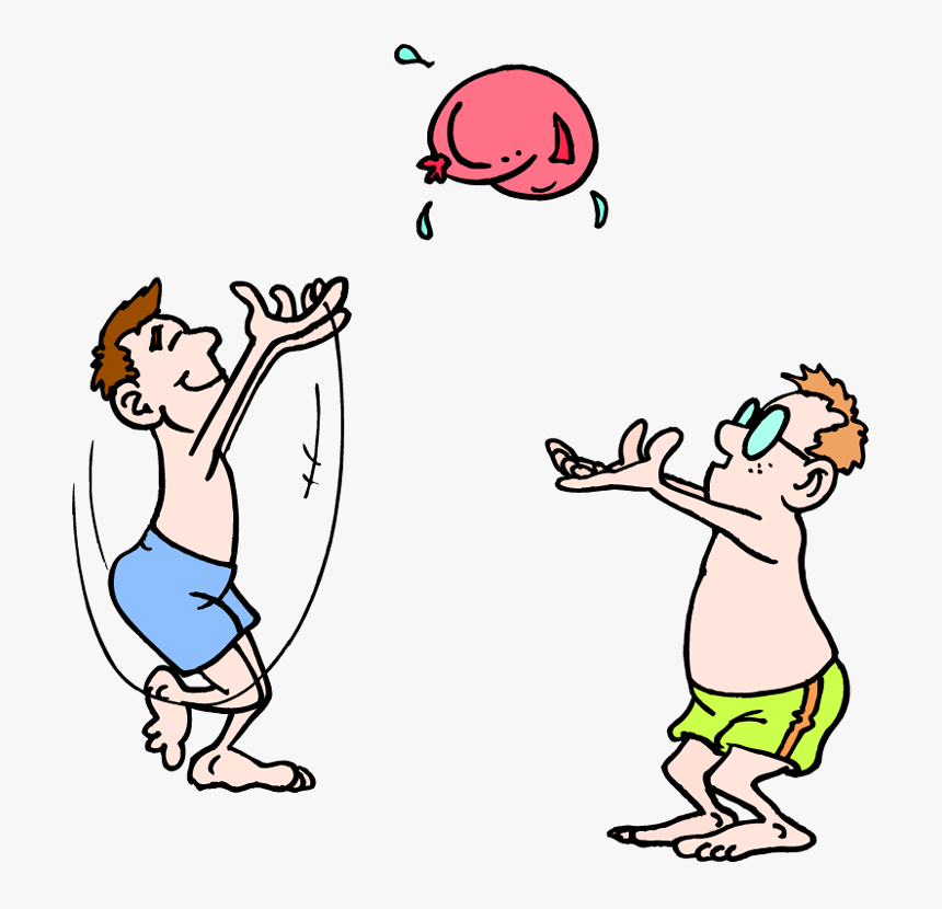 Water Balloon Toss Clip Art - Water Balloon Toss Clipart, HD Png Download, Free Download