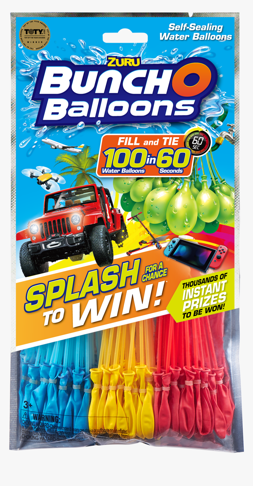 Bunch O Balloons Splash To Win, HD Png Download, Free Download