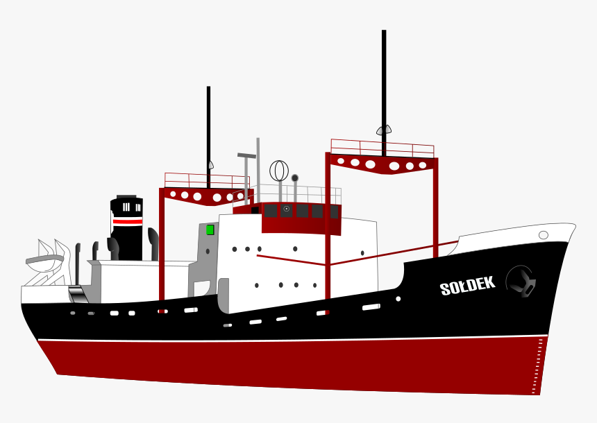 Cruise Clipart Barko - Cargo Ship Clipart, HD Png Download, Free Download