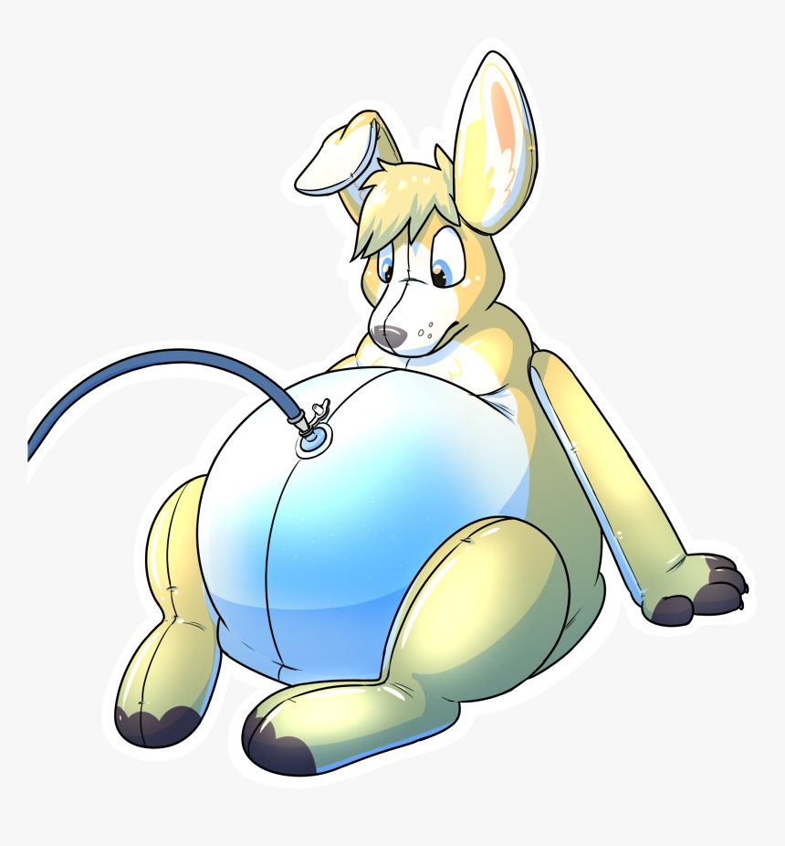 [1040] Corgi Water Balloon - Cartoon, HD Png Download, Free Download