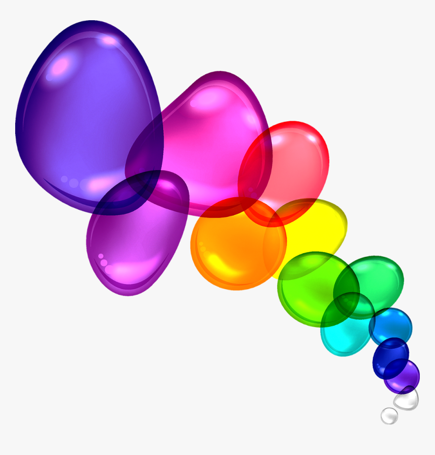 Crystal Balloon Balloons Bubble Glass Colorful Water, HD Png Download, Free Download