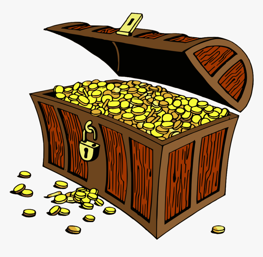 Treasure Png File - Transparent Treasure Chest Clipart, Png Download, Free Download
