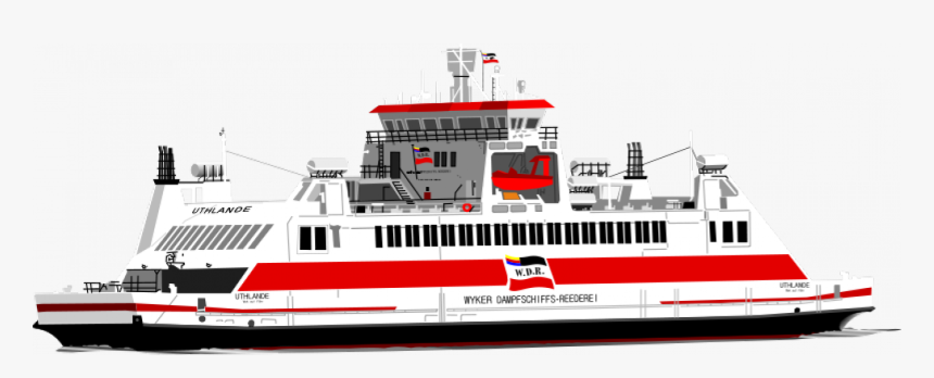 Passenger Cruise Ship Vector Image - Ferry Png, Transparent Png, Free Download