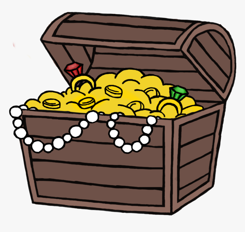 Simple Treasure Chest Cartoon, HD Png Download, Free Download