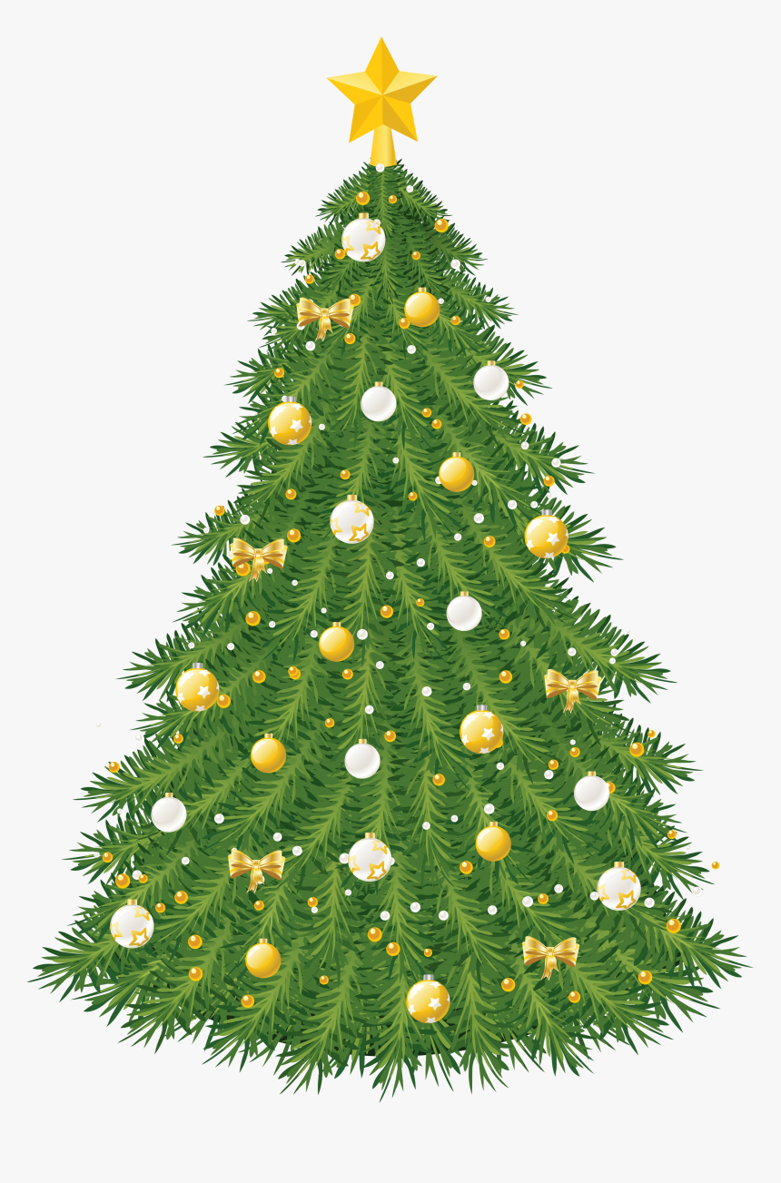 White Christmas Tree Png , Png Download - Christmas Tree Design Vector Png, Transparent Png, Free Download