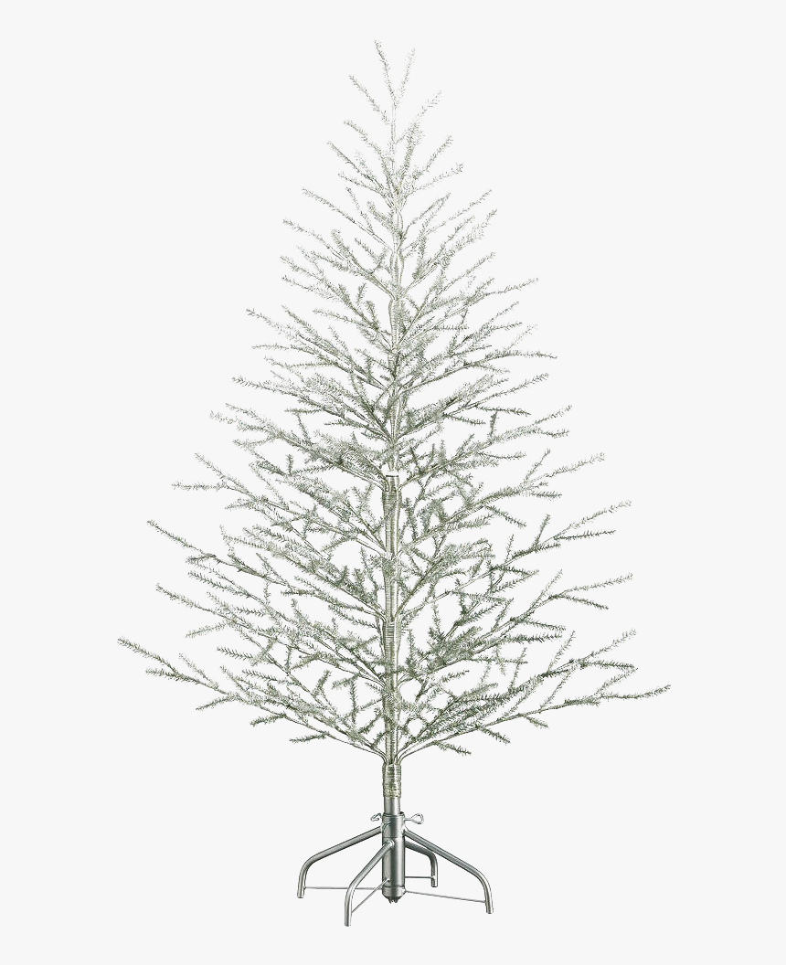 Tinsel Christmas Tree Png File - Tinsel Twig Tree, Transparent Png, Free Download