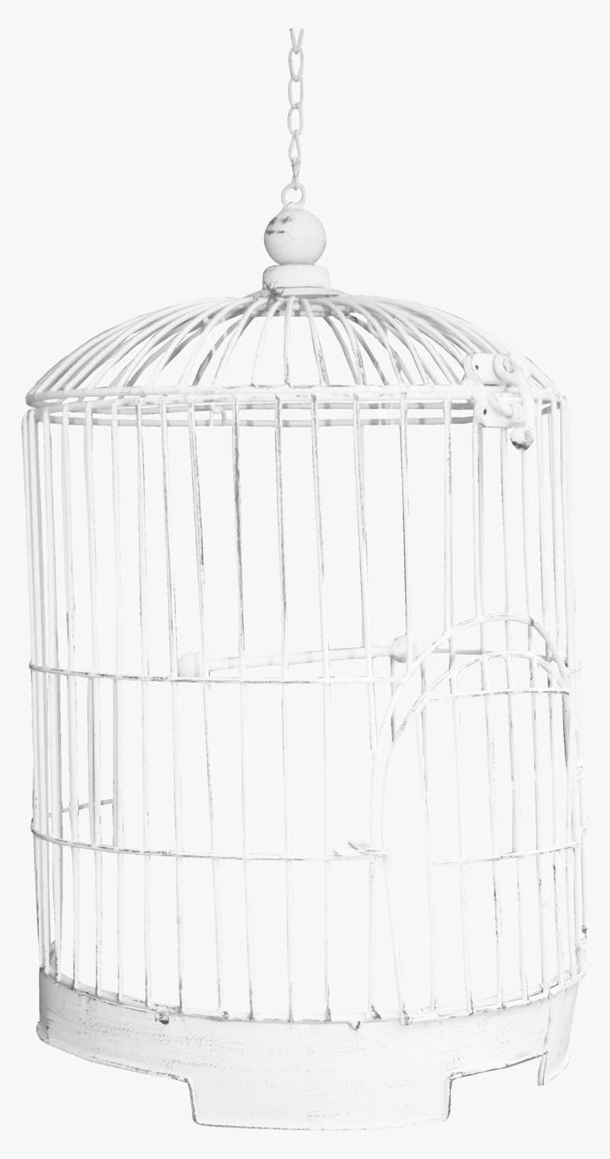 Bird-cage - White Png Cage, Transparent Png, Free Download