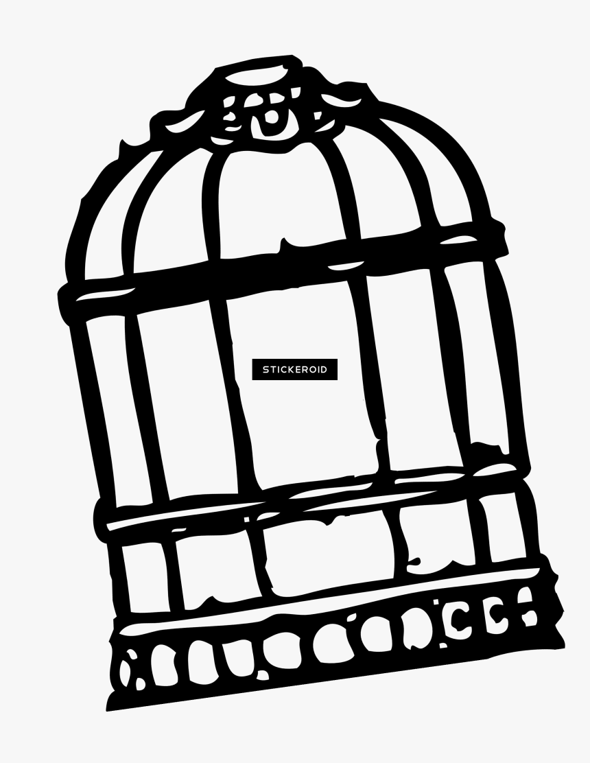 Cage Bird Objects - Mockingbird In A Cage, HD Png Download, Free Download