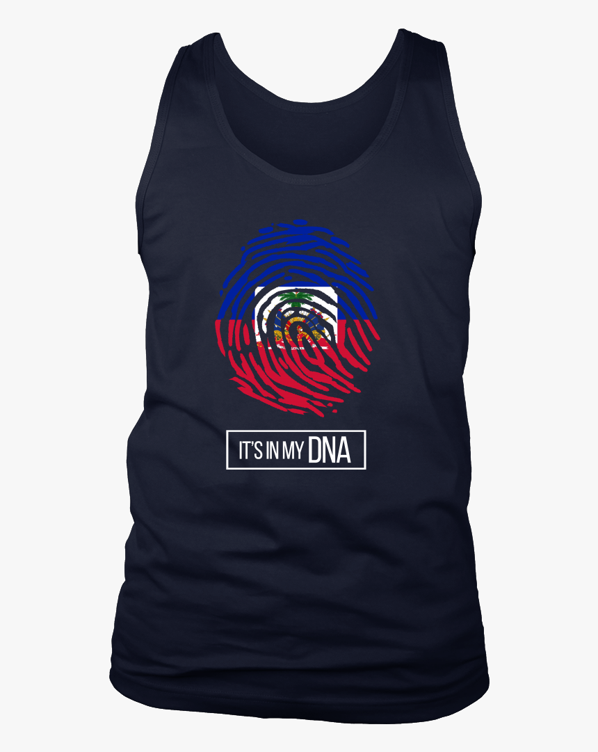 Haiti Haitian Pride Flag Fingerprint Country Men"s - T-shirt, HD Png Download, Free Download