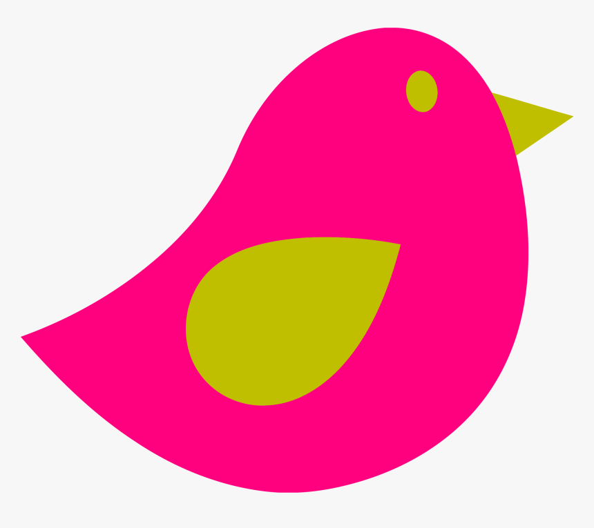 Pink And Green Bird Clipart Png - Pink And Green Bird Clipart, Transparent Png, Free Download