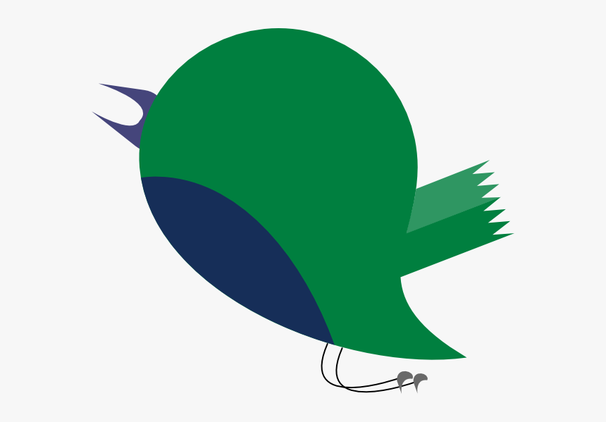 Green Blue Bird Svg Clip Arts - Clip Art, HD Png Download, Free Download