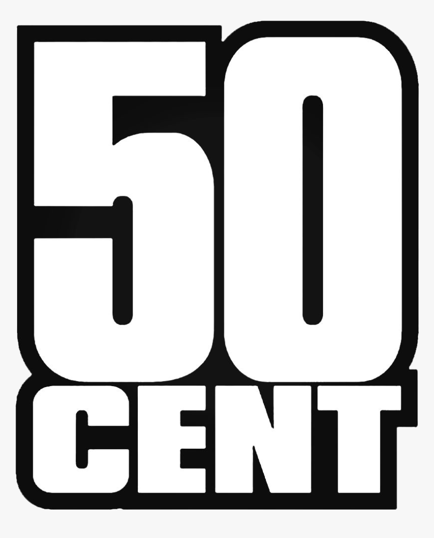 #50cent #50 #cent #rapper #rap #logo #text #ftestickers, HD Png Download, Free Download