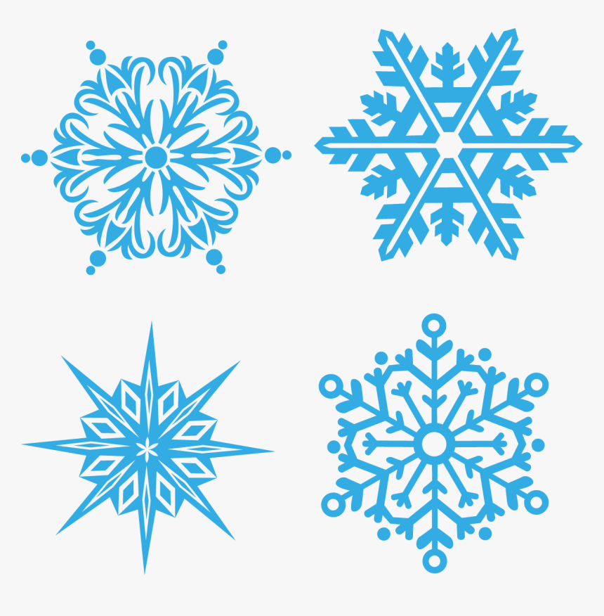 Winter Vector Vacation - Snowflake Sticker, HD Png Download, Free Download