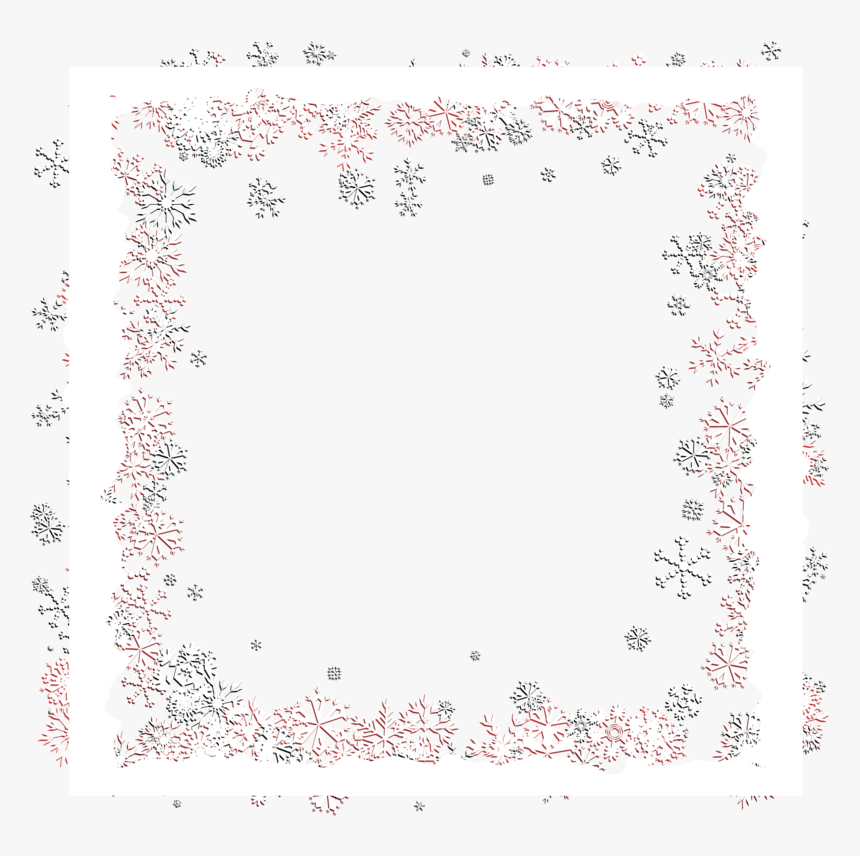 Vector Frame Flower Snowflake Download Free Image - Motif, HD Png Download, Free Download