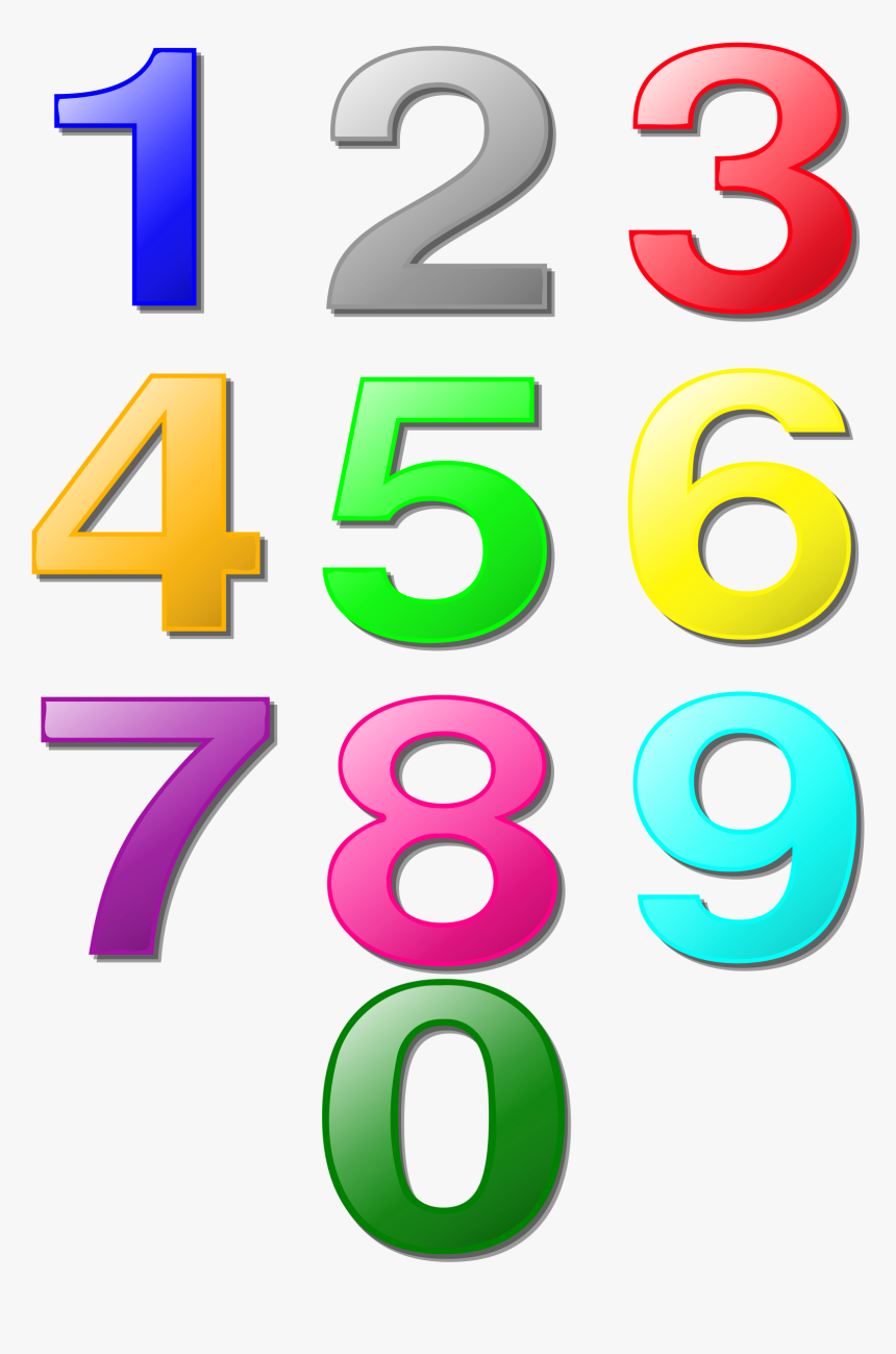 Game Marbles Digits Big - Digits Clipart, HD Png Download, Free Download