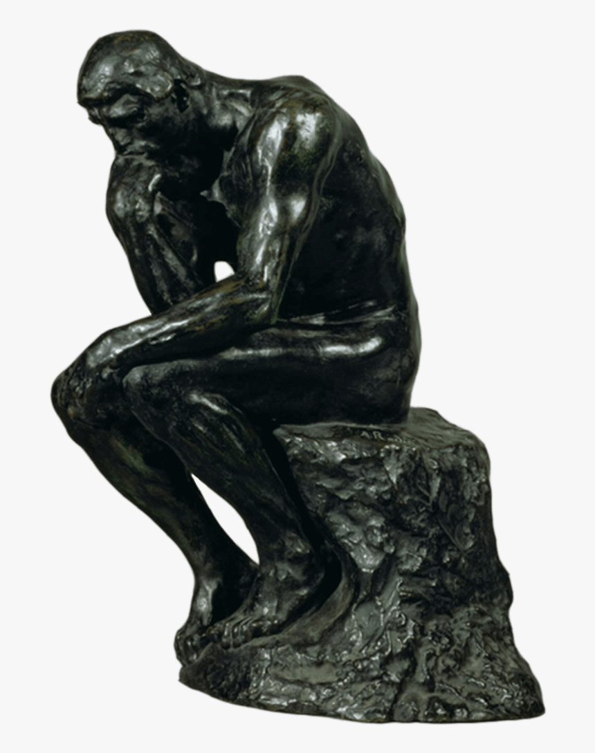 Thinker By Auguste Rodin, HD Png Download, Free Download