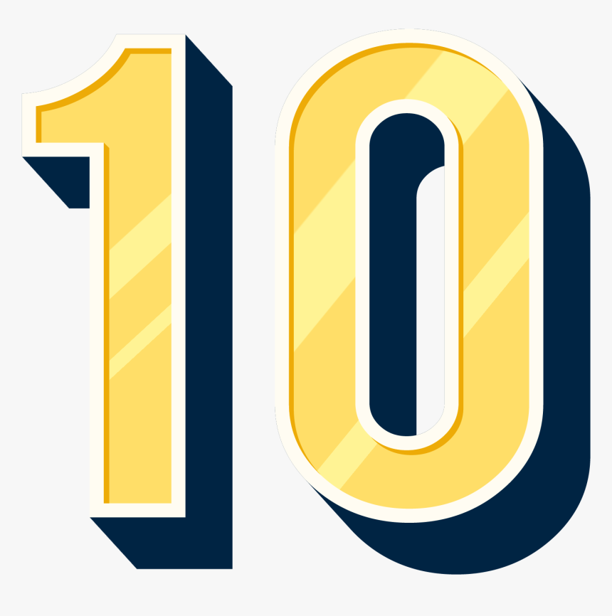 10 Number Png Stock Photo - Graphic Design, Transparent Png, Free Download