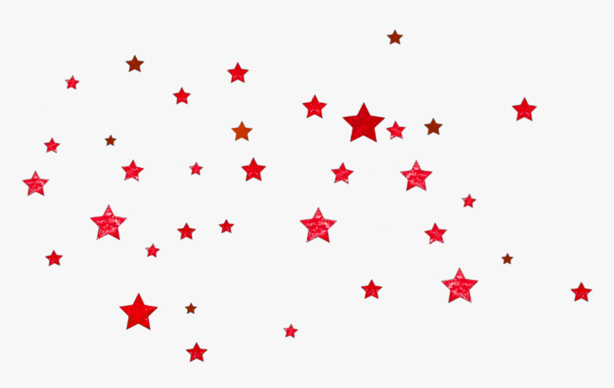 #red #stars #glittery #party #fun #scstar - Flat Shapes For Background, HD Png Download, Free Download