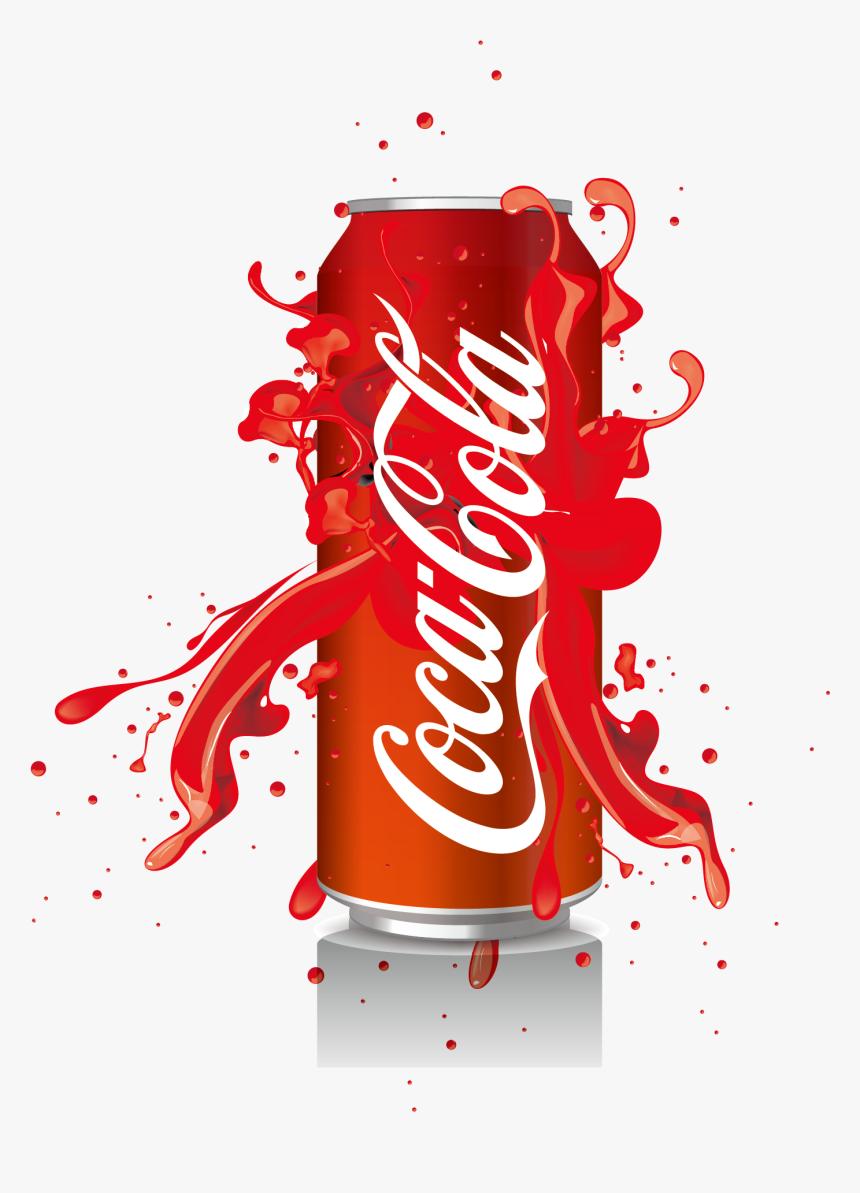 Transparent Coke Bottle Png - Coca Cola Classic Can, Png Download, Free Download