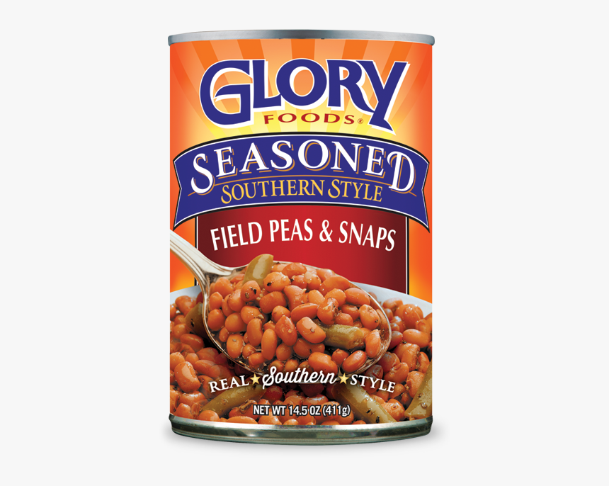 Seasoned Field Peas With Snaps - Glory Foods, HD Png Download, Free Download