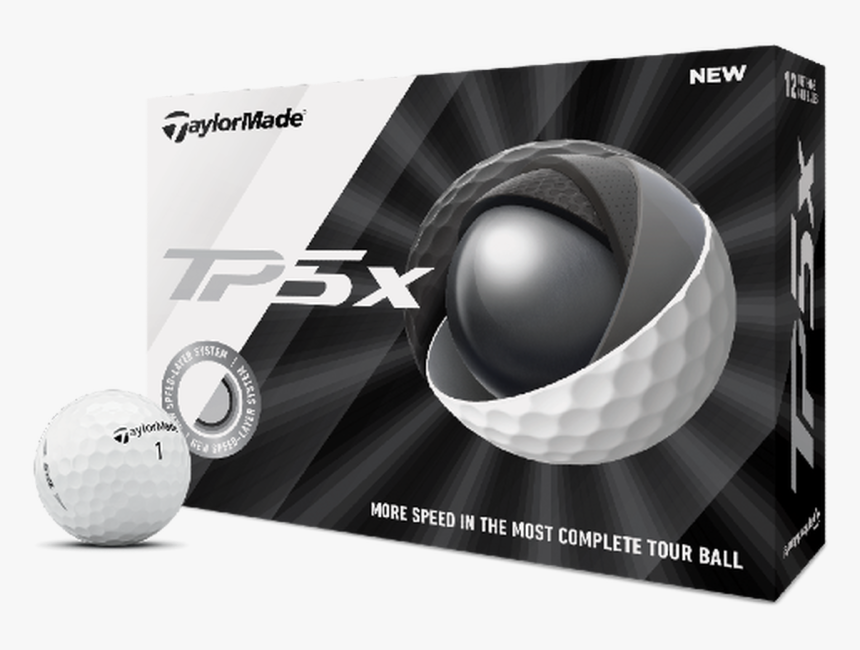 Taylormade Tp5x Golf Balls 1 Dozen - Taylormade Tp5x Balls 2019, HD Png Download, Free Download