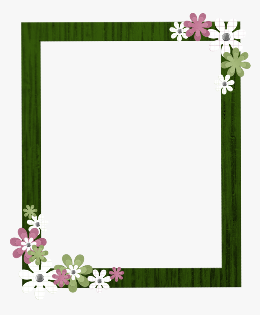 Baseball Frame Clipart Png Library Green Border Frame - Border Frame Png Download, Transparent Png, Free Download