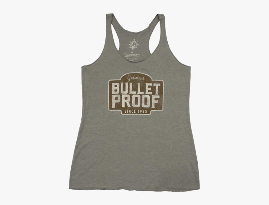 Bulletproof Distressed Logo Ladies Tank - Active Tank, HD Png Download, Free Download