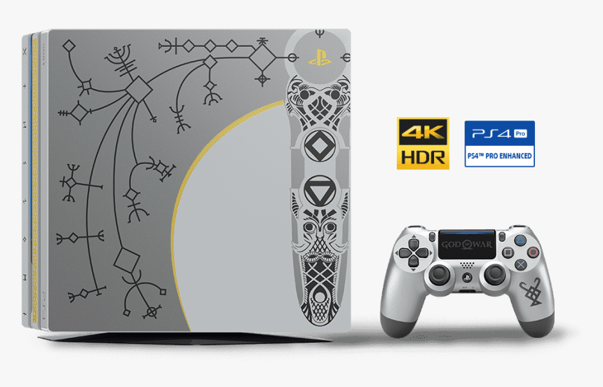 God Of War Ps4 Pro Console , Png Download - God Of War Ps4 Pro, Transparent Png, Free Download