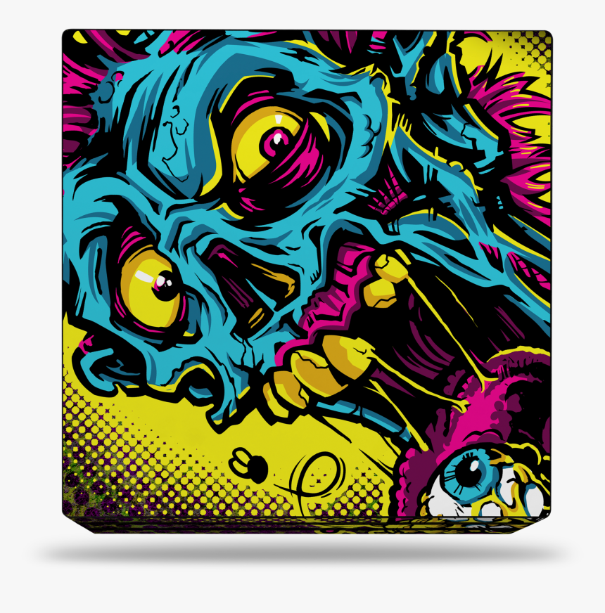 Sony Ps4 Pro Zombie Skin"
 Class="lazyload Lazyload - Graphic Design, HD Png Download, Free Download