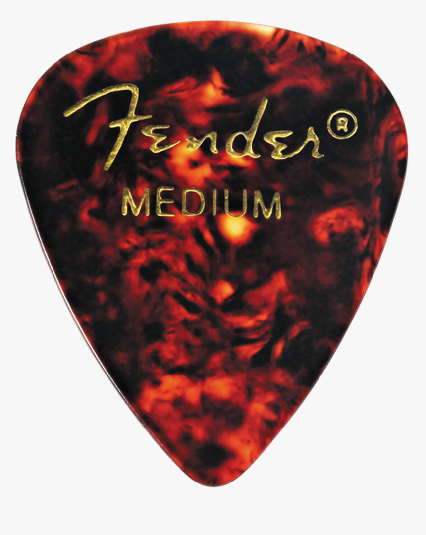 Fender 351 Shape Classic Med Shell Picks 12 Pack - Fender Pick Guitar, HD Png Download, Free Download