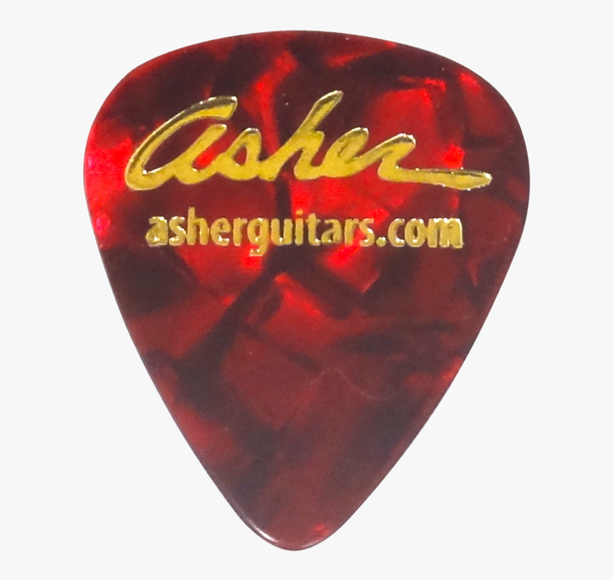 Asher Medium Weight Guitar Picks, Red - Emblem, HD Png Download, Free Download