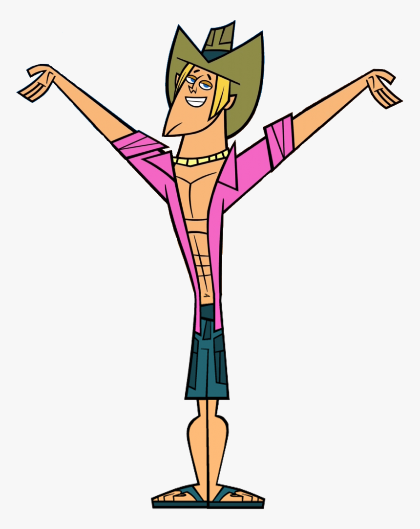 Total Drama Geoff Arms Wide - Total Drama Island Geoff, HD Png Download, Free Download