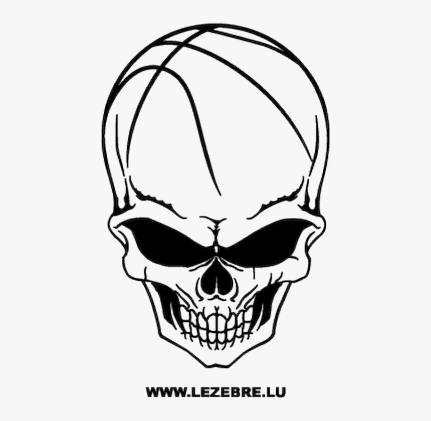 Png Free Decal - Soccer Skull Decal, Transparent Png, Free Download