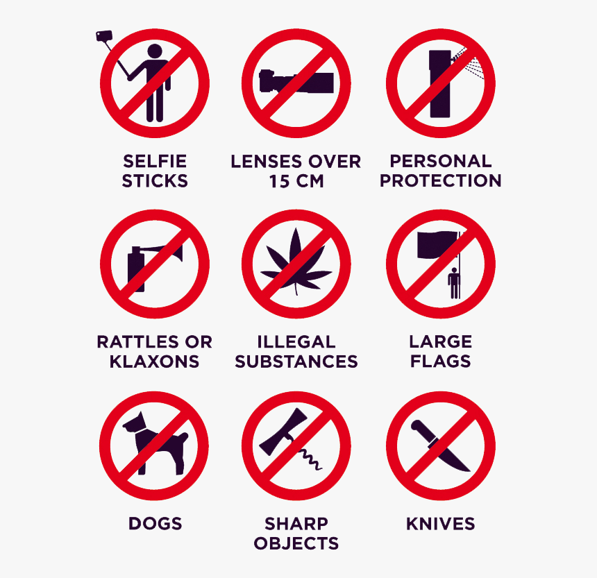 Verboden Voorwerpen - Prohibited Items, HD Png Download, Free Download