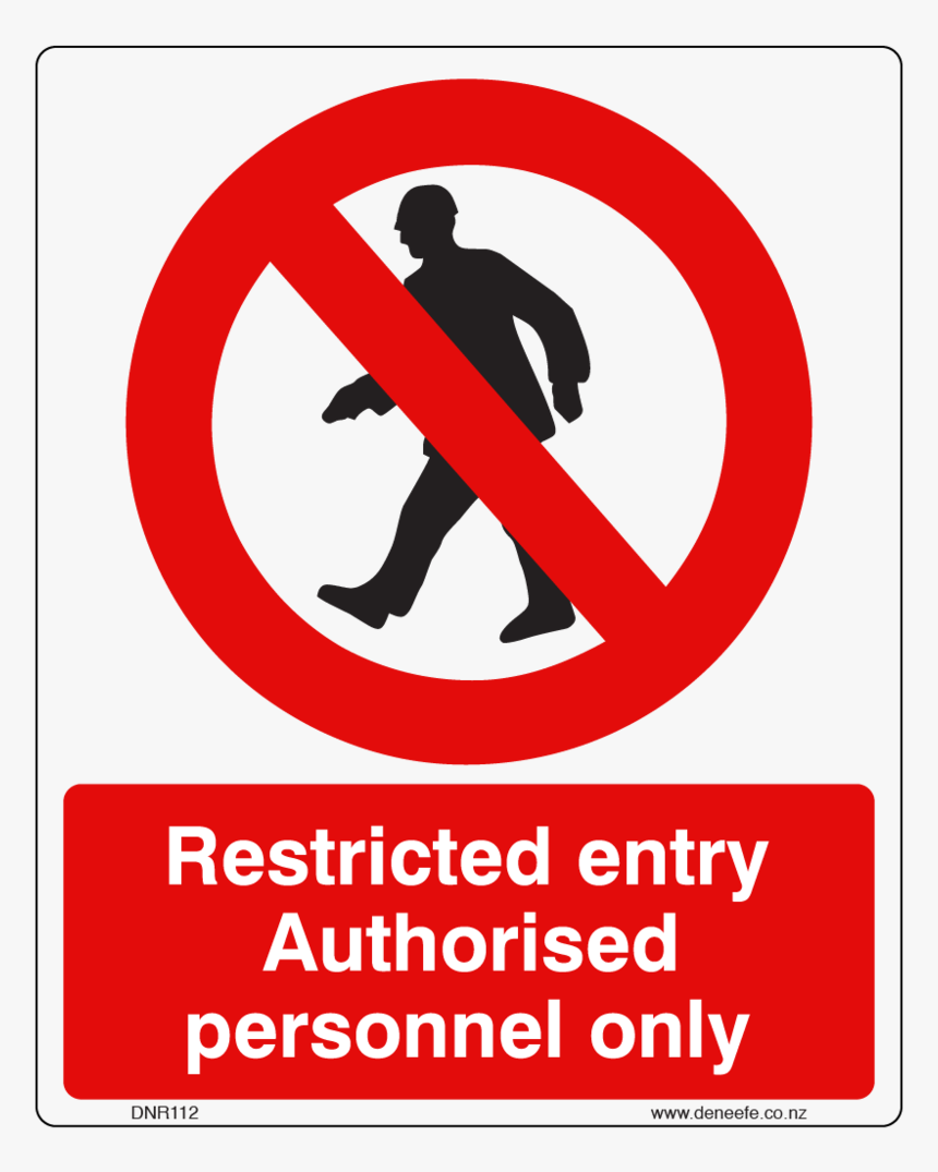 Prohibited Access Hero@2x - Traffic Sign, HD Png Download, Free Download