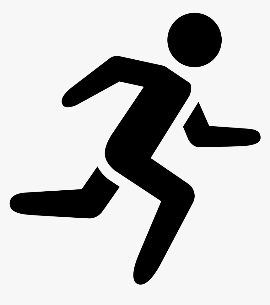 Red Running Man Icon, HD Png Download, Free Download